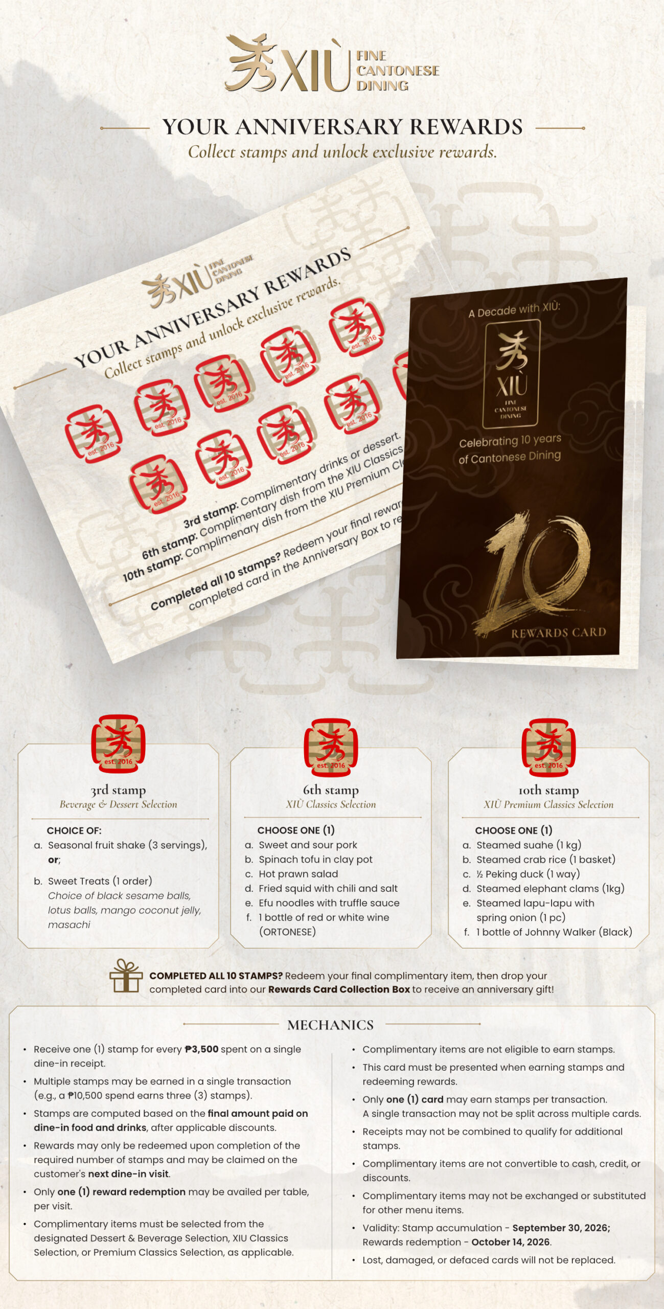 Anniversary Rewards Card - Infocard