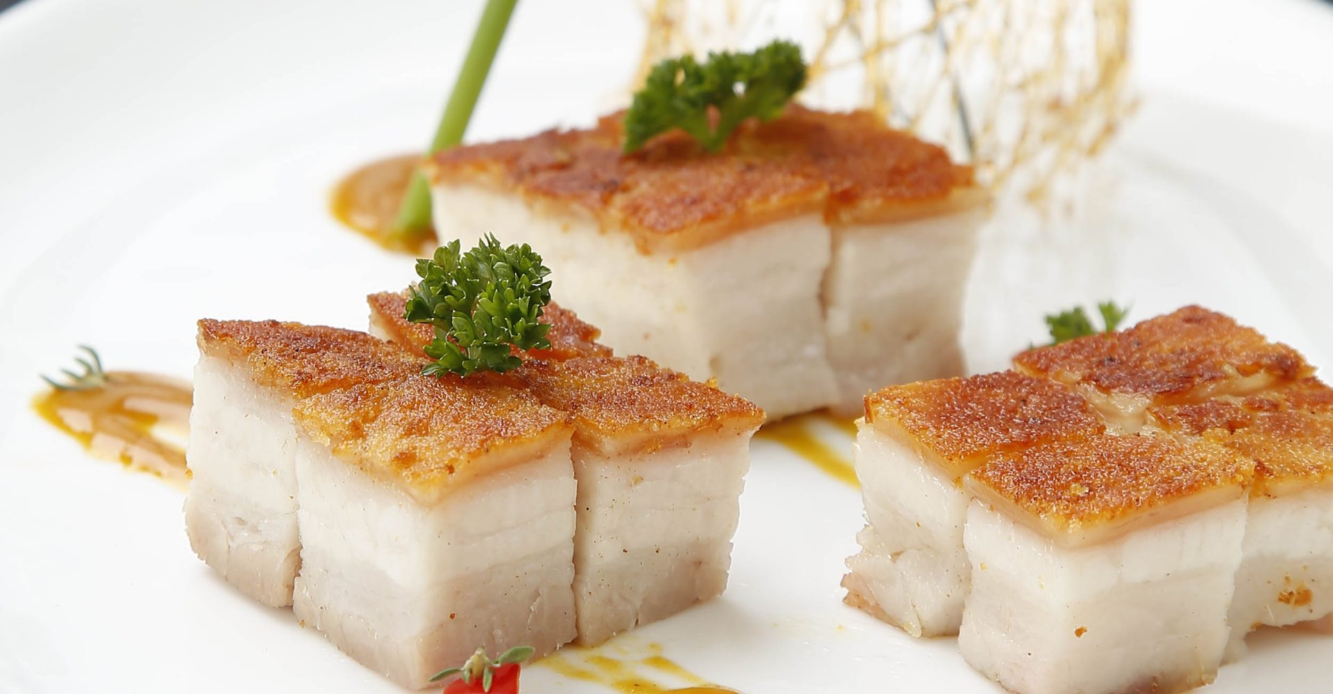 Xiu Appetizer - Cantonese style crispy pork belly