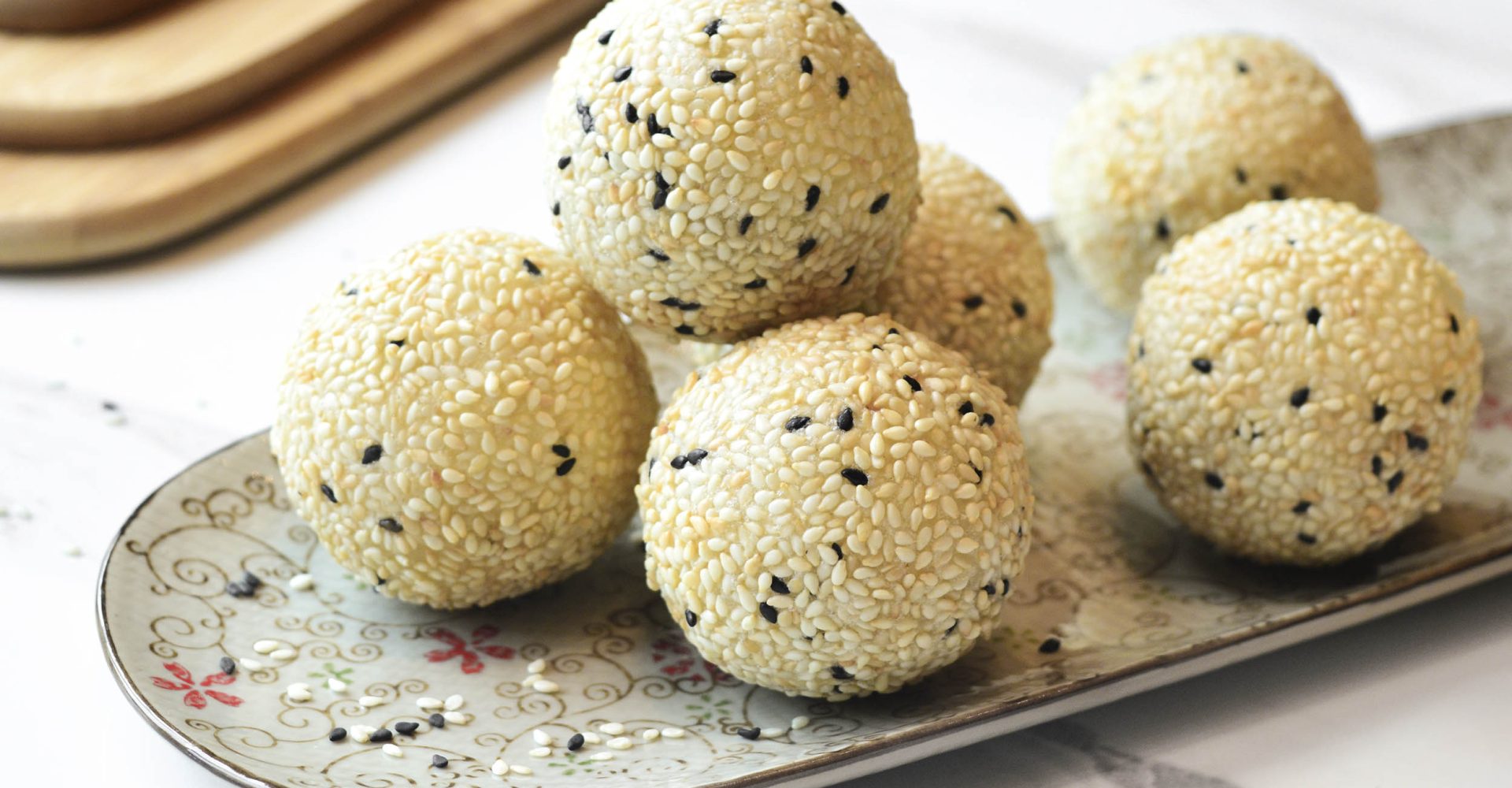 Xiu's Dessert - Black sesame balls
