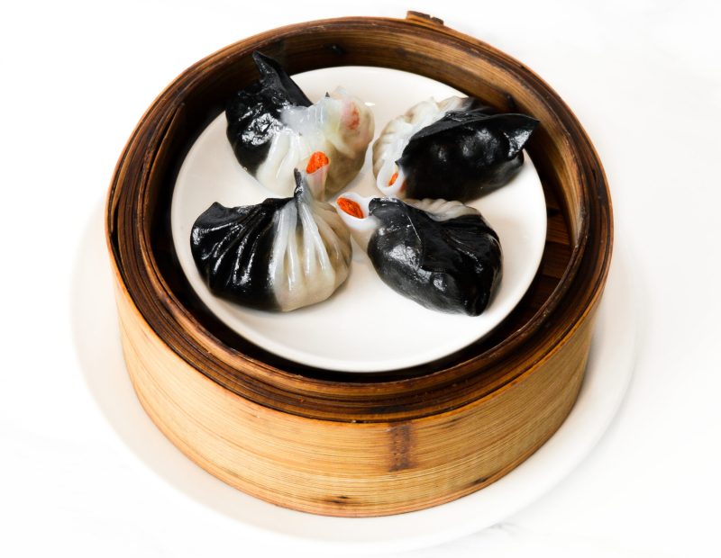 Steamed truffle dumplings
