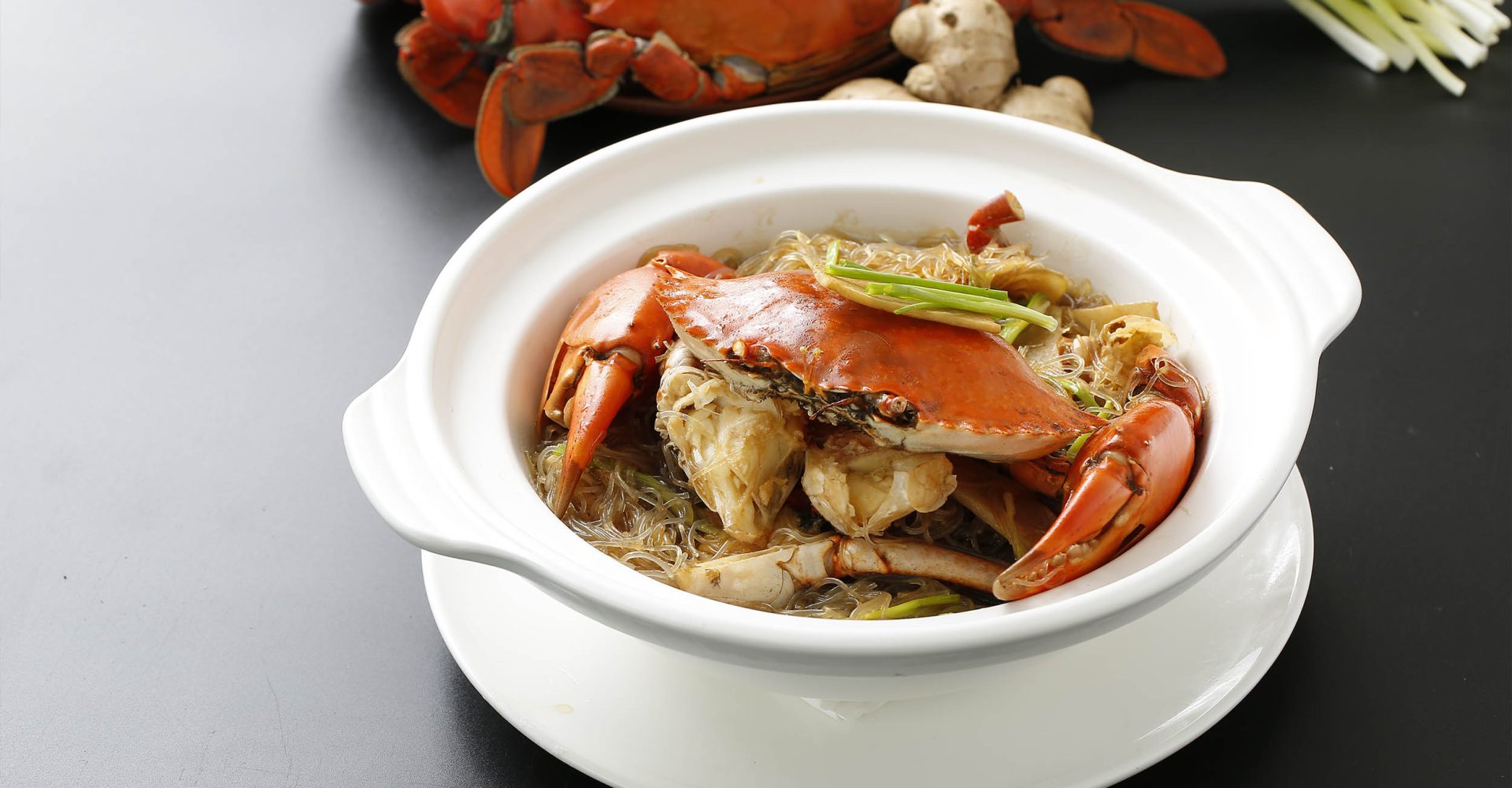 Xiu Live Seafood (crab) - Steamed crab with vermicelli in sate sauce