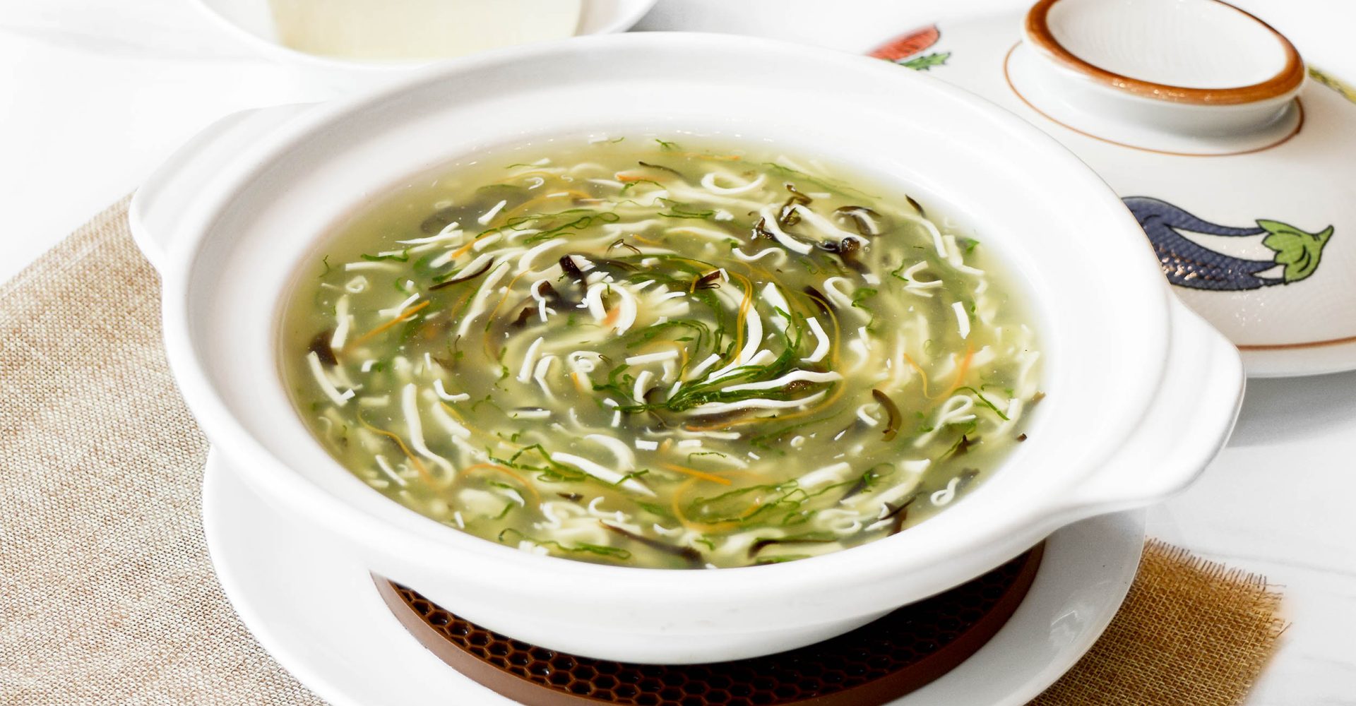 Silk bean curd soup, Wensi style